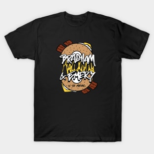 Bradham & Emery Breakfast Sandwich (Front only) T-Shirt
